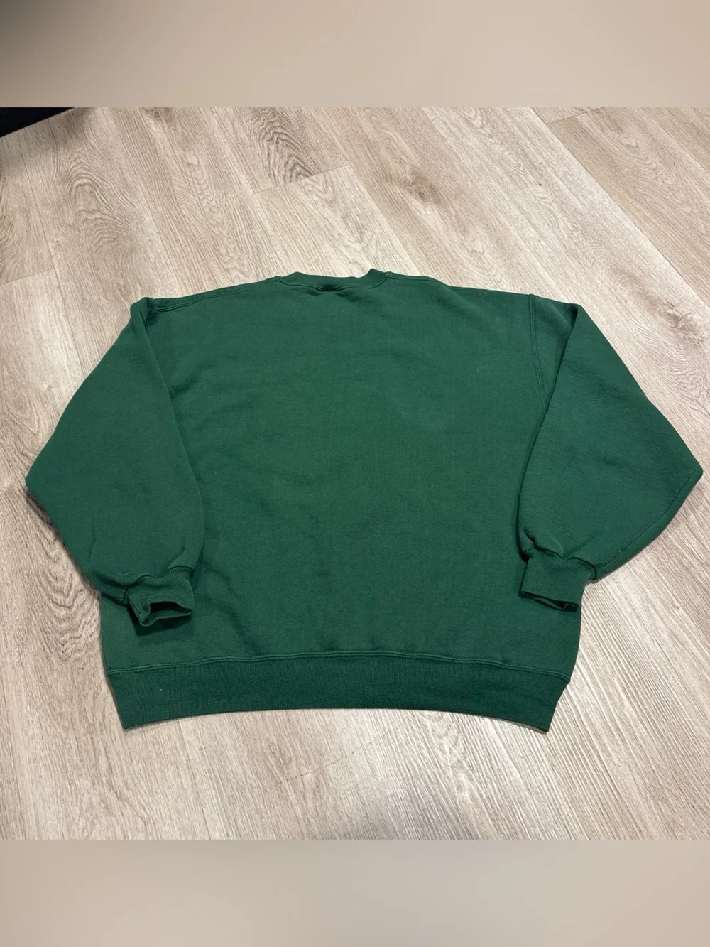 Vintage Russell Athletic PC Celtics Logo Pullover Sweatshirt Green Men's XL